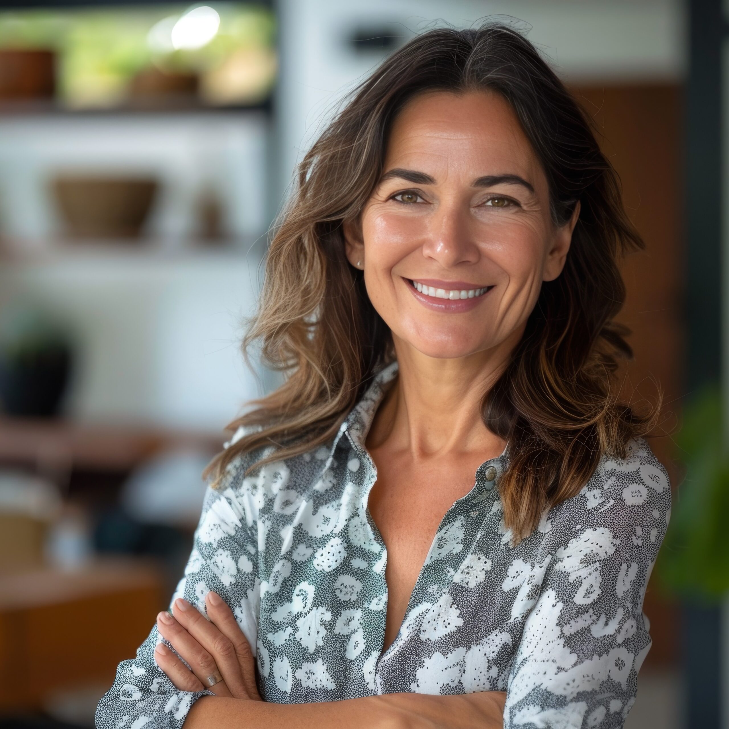 Portait d'une femme cadre dans une entreprise