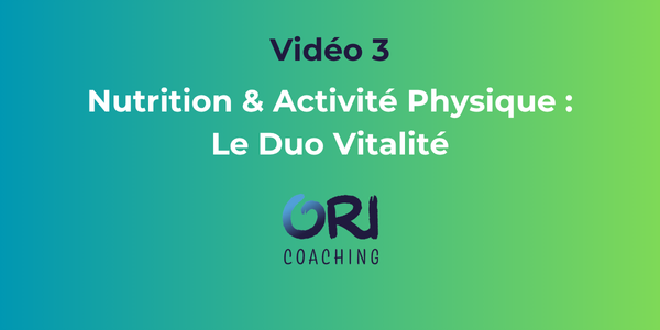 Nutrition & Activité Physique Le Duo Vitalité